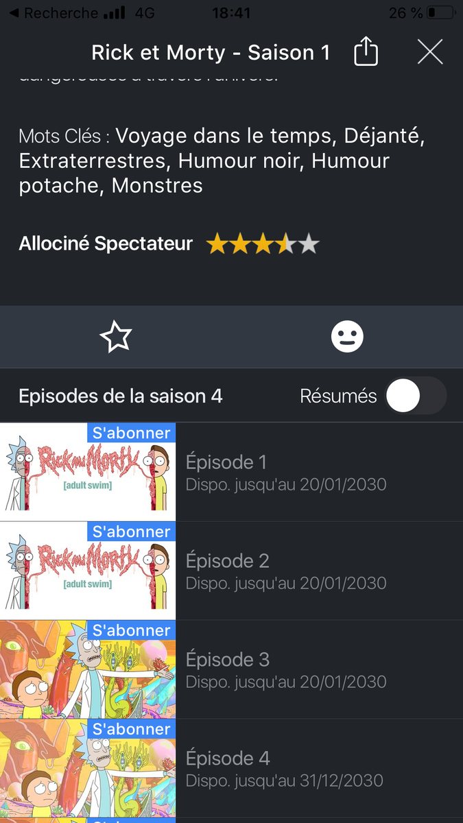 Programme Adult Swim indisponible Avec Réponse(s)